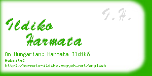 ildiko harmata business card
